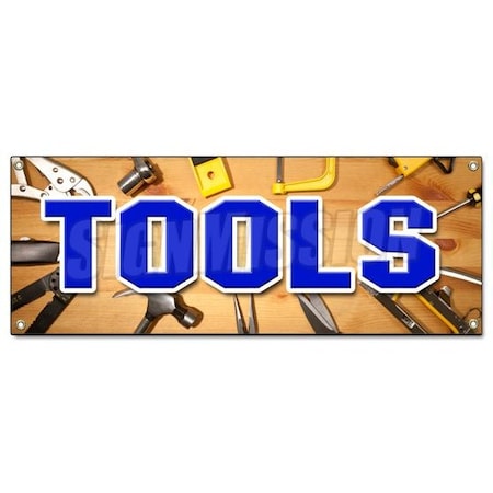 Signmission TOOLS BANNER SIGN power hand rental discount sales professional repair B-Tools